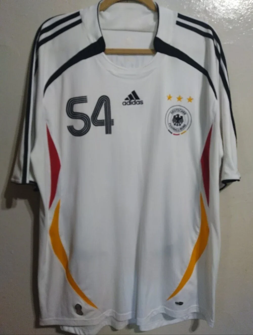 Vintage T-Shirt Jersey Size 2XL DFB Germany World Cup 2006 #54 Southerland The S